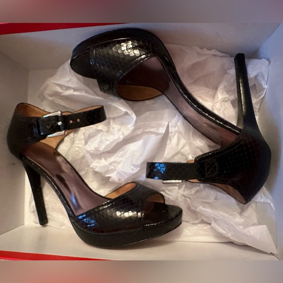 Coach Black python imprint leather - Picture 6 of 8